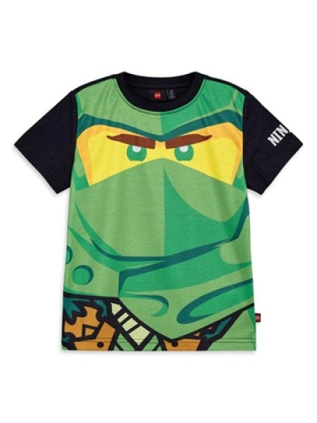 LEGO T-shirt Ninjago ZWART (LWTANO 311 - Maat 110)