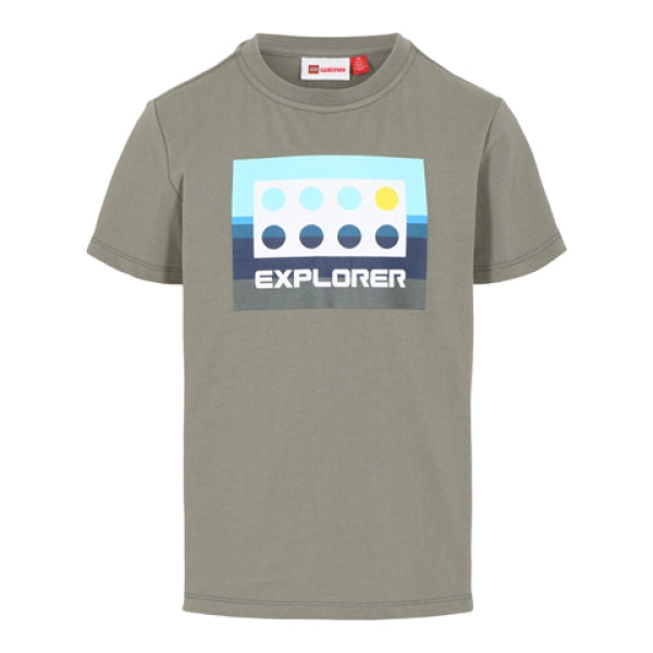 LEGO T-shirt OLIJFGROEN (LWTAJO 301 - Maat 110)