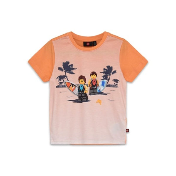 LEGO T-shirt ORANJE (LWTANO 309 - Maat 104)