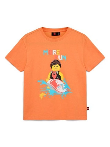 LEGO T-shirt ORANJE (LWTANO 317 - Maat 116)
