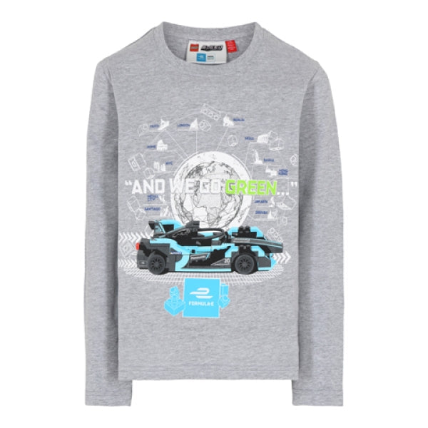 LEGO T-shirt Speed Champions LICHTGRIJS (M12010156 - Maat 116)
