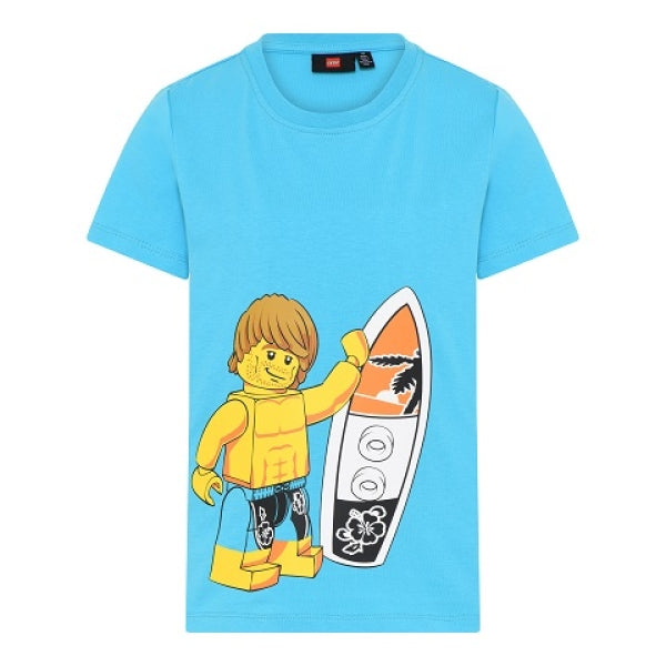 LEGO T-shirt Surferdude DONKERAZUUR (LWTAYLOR 311 - Maat 116)