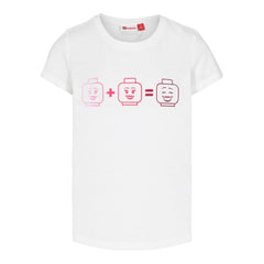 LEGO T-shirt WIT (LWTEAH 301 - Maat 140)
