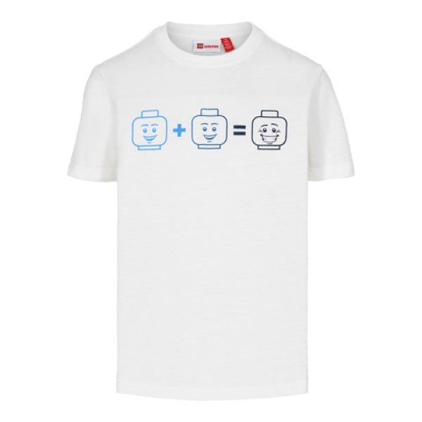 LEGO T-shirt WIT (LWTIAS 302 - Maat 110)