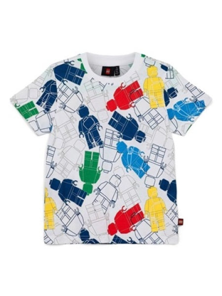 LEGO T-shirt WIT (LWTANO 202 - Maat 104)