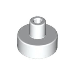 LEGO Tegel 1x1 Rond Staaf Pinhouder WIT (100 stuks)