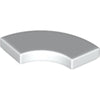 Image of LEGO Tegel 2x2 Rond Hoek WIT (100 stuks)
