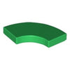 Image of LEGO Tegel 2x2 Rond Hoek GROEN (100 stuks)