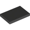 Image of LEGO Tegel 2x3 ZWART (100 stuks)