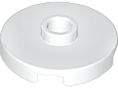 LEGO Tegel Rond 2x2 met Nop WIT (100 stuks)