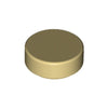 Image of LEGO Tegel Rond 1x1 BEIGE (100 stuks)