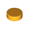 Image of LEGO Tegel Rond 1x1 OKERGEEL (100 stuks)