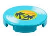 Image of LEGO Tegel Rond 2x2 LP AZUURBLAUW (10 stuks)