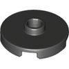 Image of LEGO Tegel Rond 2x2 met Nop ZWART (100 stuks)