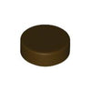 Image of LEGO Tegel Rond 1x1 DONKERBRUIN (100 stuks)