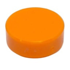 LEGO Tegel Rond 1x1 ORANJE (100 stuks)