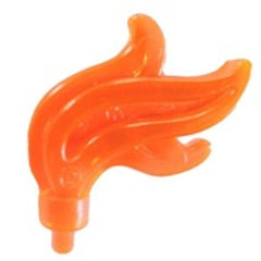 LEGO Verenpluim TRANSPARANT NEON ORANJE (100 stuks)