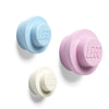 Image of LEGO Wandhaak Set ROZE-BLAUW-WIT