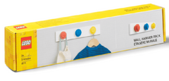 LEGO Wandkapstok ROOD-BLAUW-GEEL