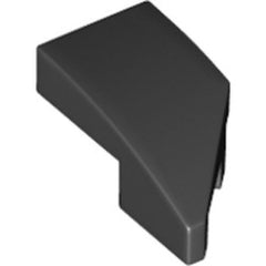 LEGO Wedge 2x1 Links ZWART (100 stuks)