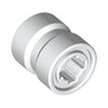 Image of LEGO Wiel 8Dx9 WIT (100 stuks)