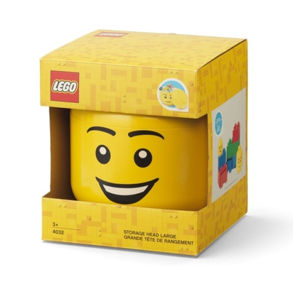 LEGO Opbergbox Hoofd L Happy Boy