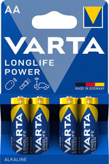 VARTA Alkaline Batterij AA (4 stuks)