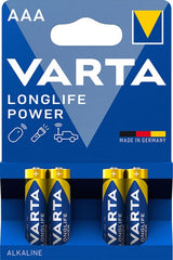 VARTA Alkaline Batterij AAA (4 stuks)