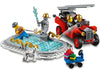 Image of LEGO 10263 Brandweerkazerne in winterdorp